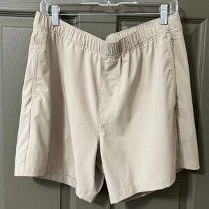 Hollister Men’s L Beige Pull-On Shorts with Pockets